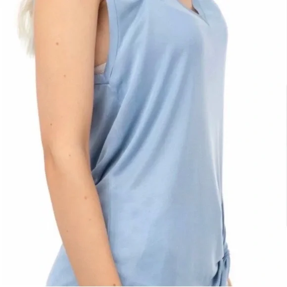 Gucci silk sleeveless top with knot embellishment EU L - Picture 3 of 9
